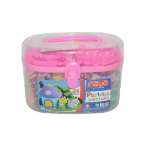 Plastilina 24 culori/gentuta + accesorii - NEBO