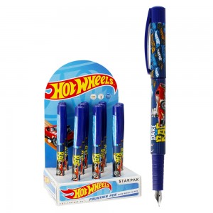 Stilou + 2 rezerve cerneala - Hot Wheels 10 buc|display - STARP
