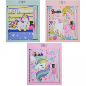 Jurnal cu lacat si pix, Unicorn