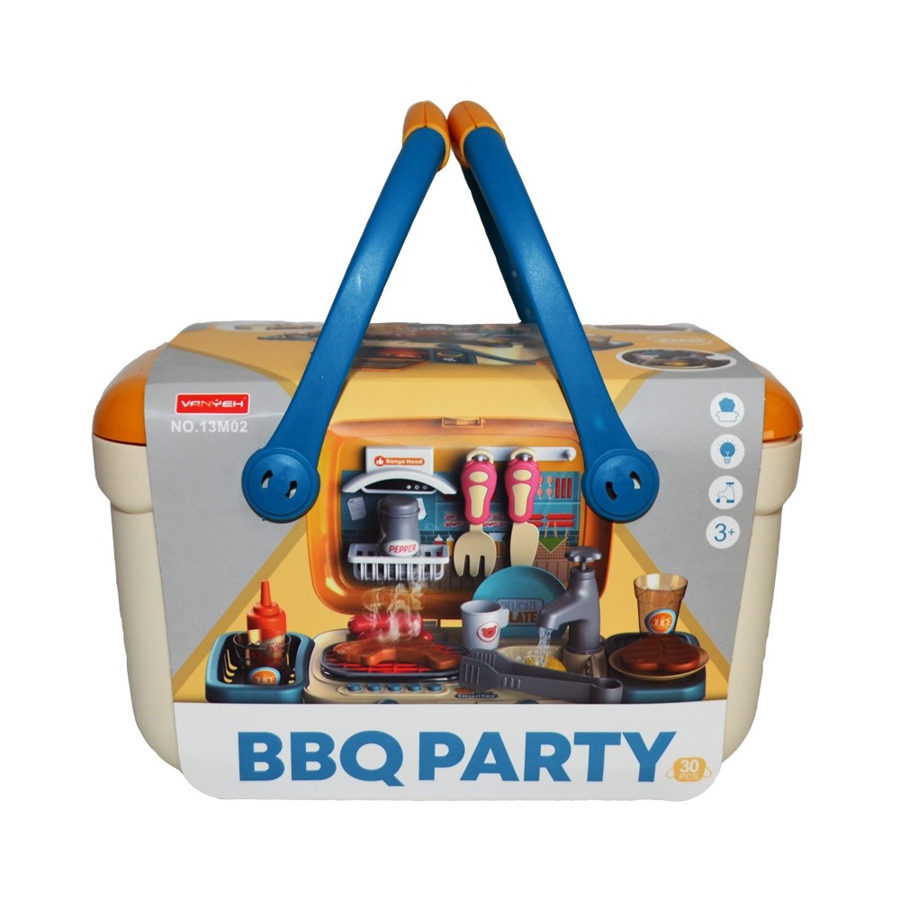 Play set barbeque, cu lumina